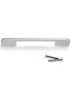 Villar Home Designs Extra Modern Cabinet and Kitchen Silver Pull with matching Screws 3 3/4''