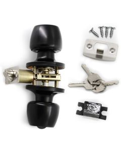 Villar Home Designs Door Knob Versa-Black-Keyed