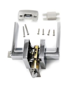Villar Home Designs Door Lever Crown-Chrome-Privacy