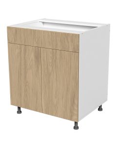 Bloom 34.5-in H x 24-in D Base cabinet. 1 drawer, 2 door, 1 height adjustable / removable shelf