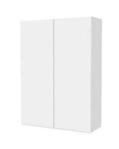 Orchid 42-in H x 12-in D Wall cabinet. 2 doors, 3 height adjustable / removable shelves
