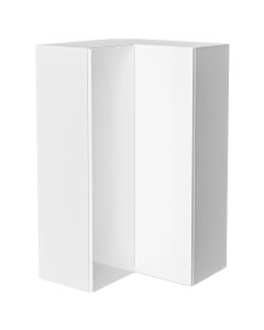Penstemon 24-in W x 24-in D Wall corner cabinet. 1 bi-fold door, 3 height adjustable / removable shelves-42"
