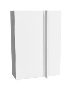 Tulip 42-in H x 12-in D Blind corner wall cabinet. 1 door, 3 height adjustable / removable shelves