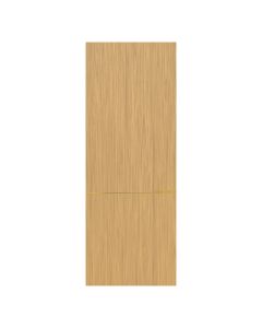 Villar Home Designs Prefinished Natural Wood Veneer Sandy Oak Sunset Wood Door Slab with Glossy Gold Inserts