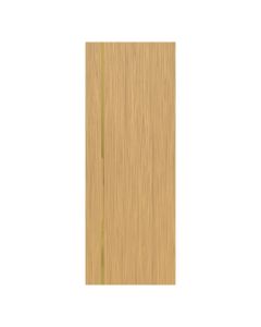 Villar Home Designs Prefinished Natural Wood Veneer Sandy Oak Gravity Wood Door Slab with Glossy Gold Inserts