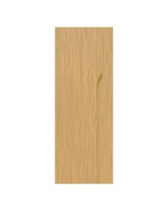 Villar Home Designs Prefinished Natural Wood Veneer Sandy Oak Blossom Wood Door Slab with Glossy Gold Inserts