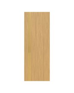 Villar Home Designs Prefinished Natural Wood Veneer Sandy Oak Highway Wood Door Slab with Gold Lines