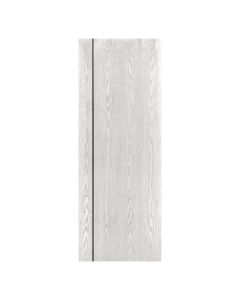 Villar Home Designs Prefinished Natural Wood Veneer White Oak Sharon Wood Door Slab with Black Lines