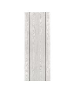 Villar Home Designs Prefinished Natural Wood Veneer White Oak Beauty Wood Door Slab with Black Lines