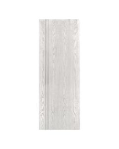 Villar Home Designs Prefinished Natural Wood Veneer White Oak Highway Wood Door Slab with Silver Lines