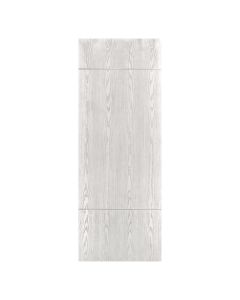 Villar Home Designs Prefinished Natural Wood Veneer White Oak Simple Wood Door Slab with Silver Lines