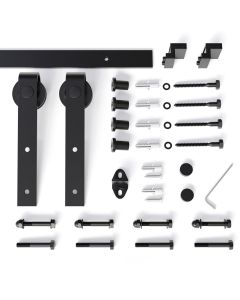 Black Sliding Barn Door KIT 