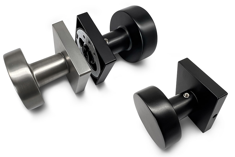 Full dummy and half dummy door knobs