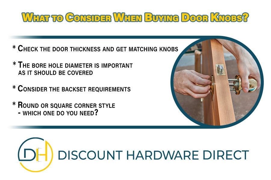 What to consider when buying door knobs?