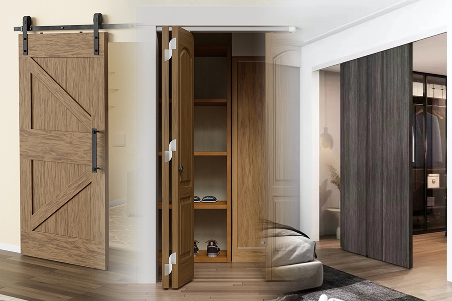 Different door hardware available at DHD