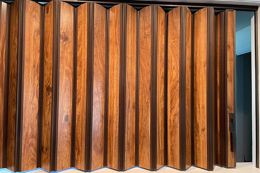 interior accordion sliding door